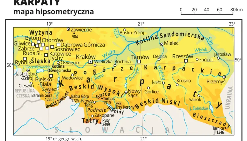 Gdzie leżą Beskidy? Odkryj ich fascynujące położenie geograficzne