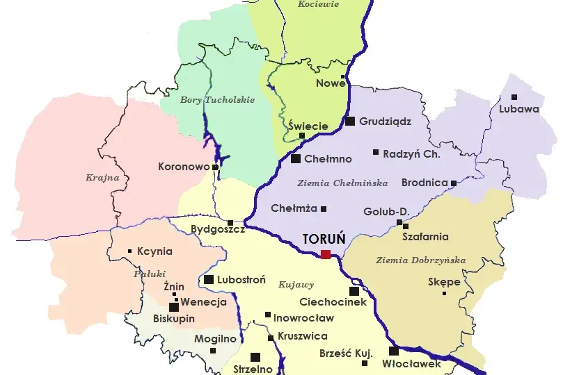 Gdzie leży Ciechocinek? Odkryj jego lokalizację na mapie Polski